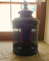 Orientalische Metalllaterne im marokkanischen Stil, 35 cm