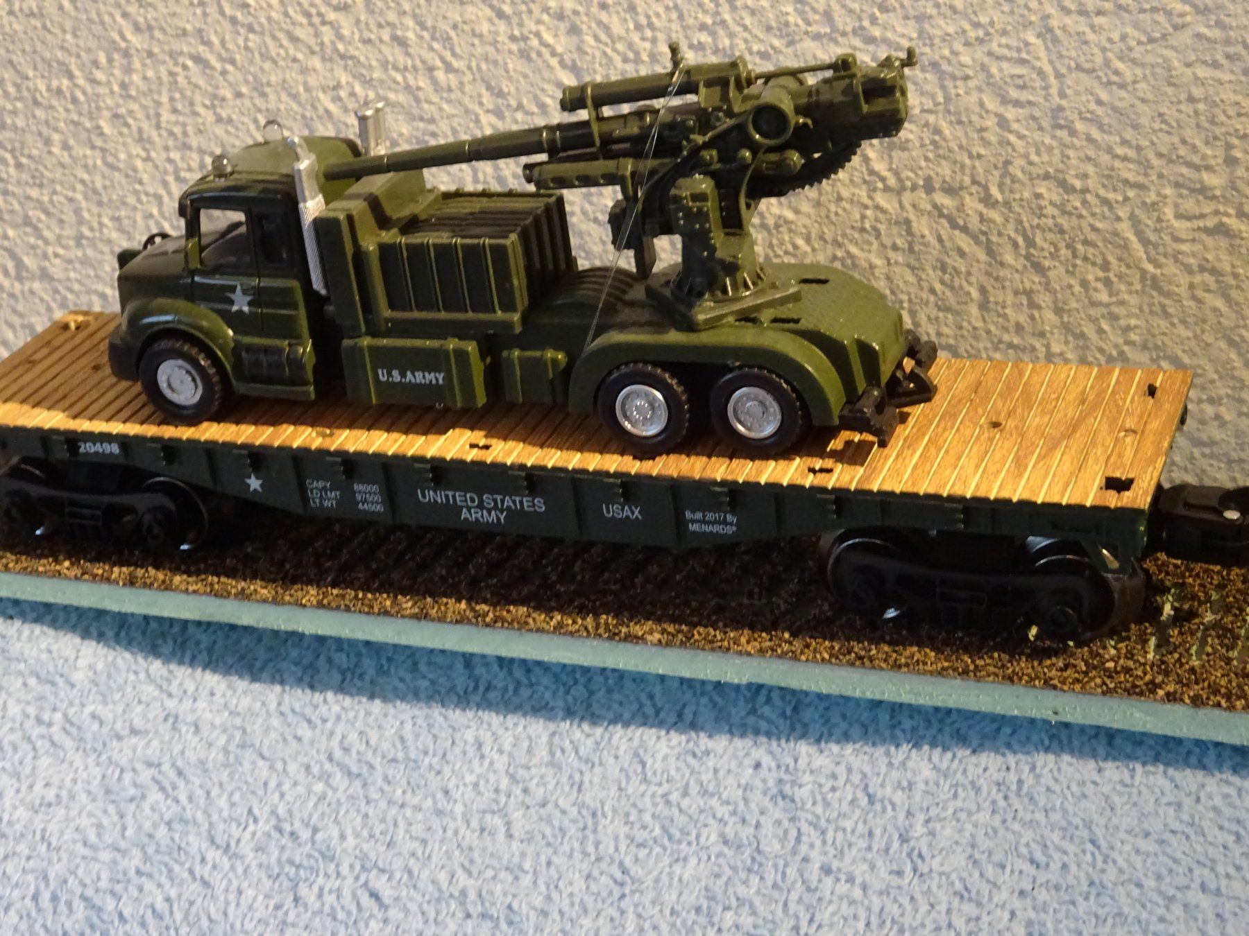 Kit di modellismo & Modellini statici: US Army Militär Waggon mit Geschütz – Usato da Hirschthal venduto da Legov