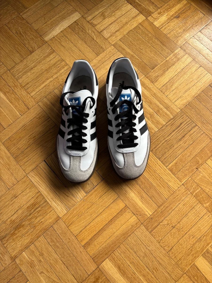 Adidas Chaussures femmes: Baskets Adidas Samba blanc/noir taille 38 – Neuf (Voir description) à ONEX par manuelgradur 1