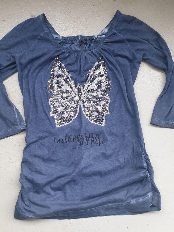 KEY LARGO PULLI PAILLETTEN BLAU L 42 TOP (Gebraucht) in Elsau für CHF ...