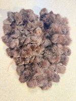 Brauner Pelz Schal - Winter Accessoire für Damen, Neu!