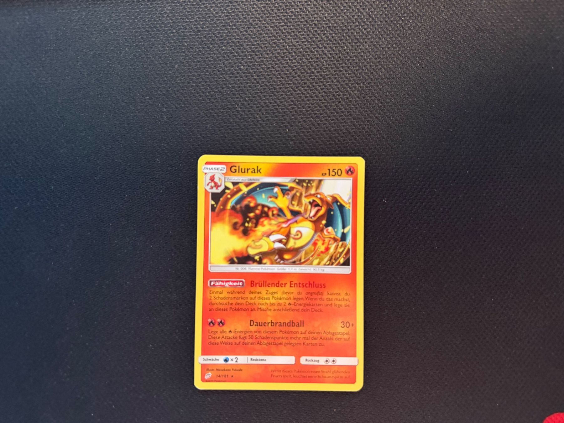 Pokémon Carte collezionabili: Glurak 14/181 – Usato da Zürich venduto da mountainwizard00