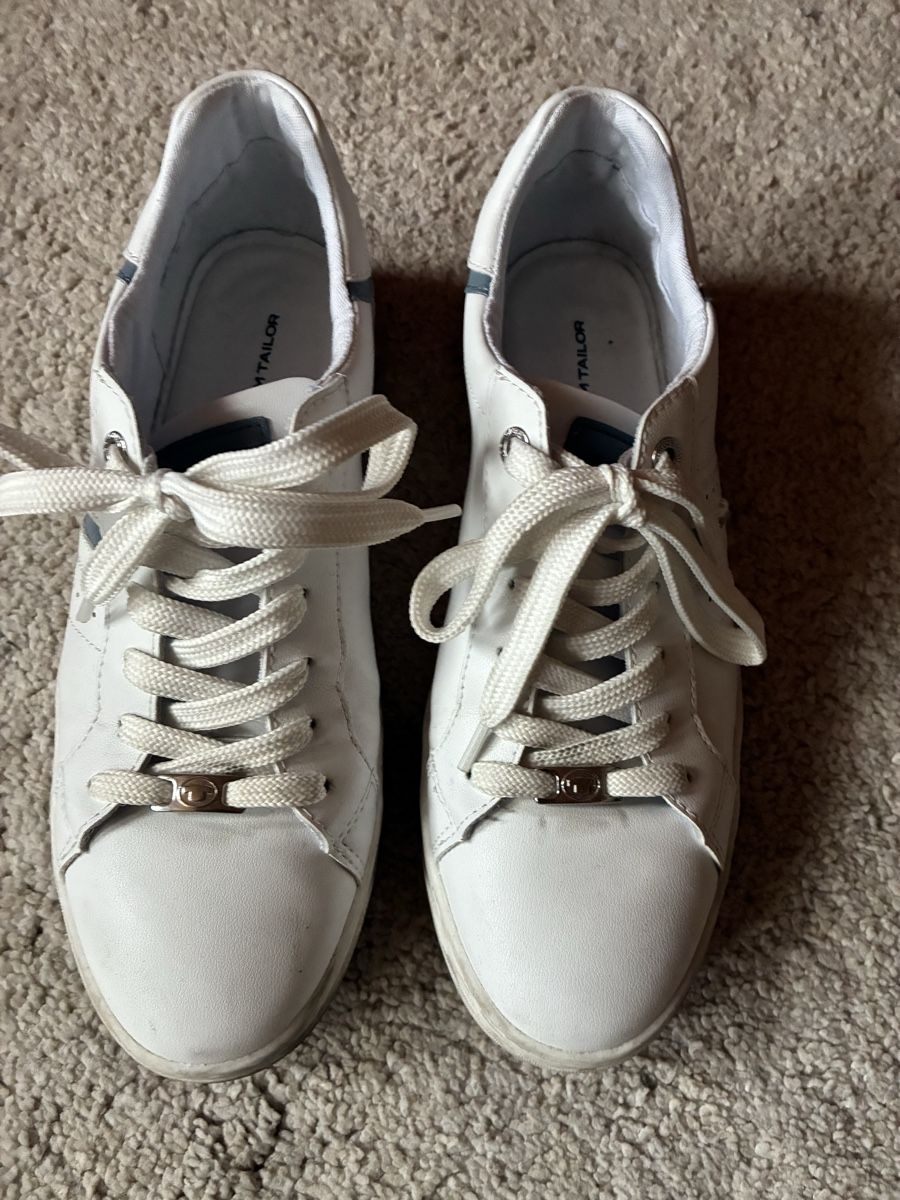 Tom Tailor Scarpe da donna: Tom Tailor Schuhe, weiss, Gr. 40 – Usato da Gonten venduto da gorbi74