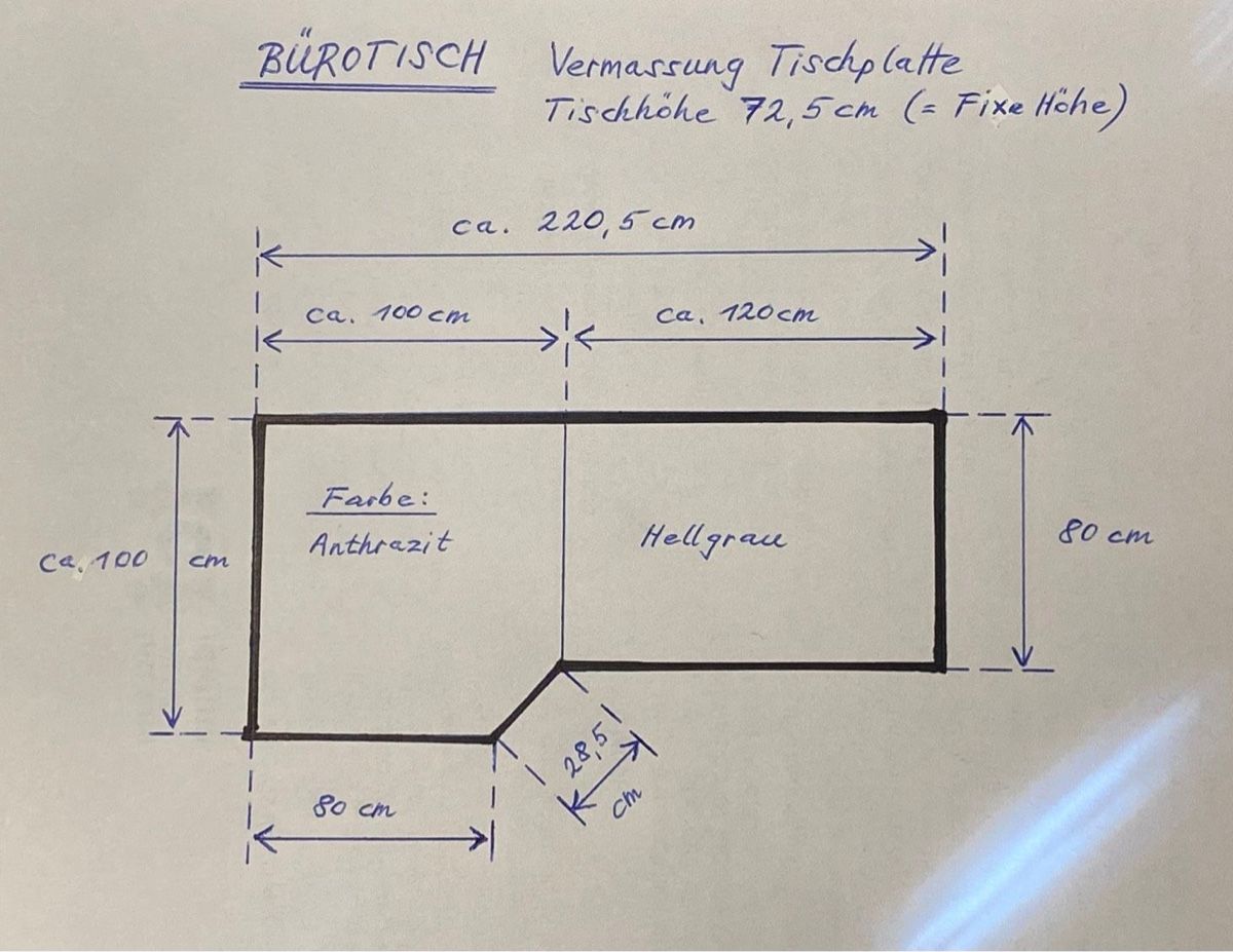 Bureaux: Bürotisch – D'occasion à Dietikon par Gus7 8