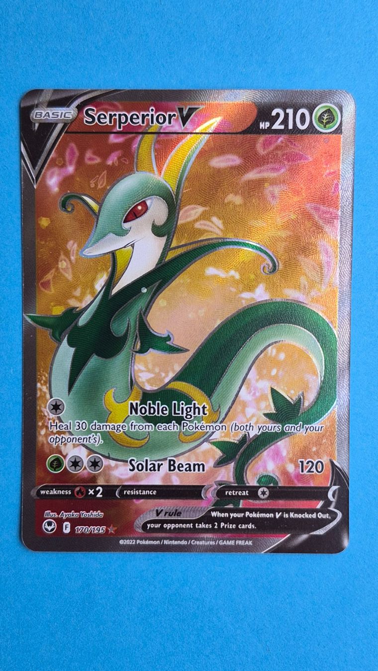 Pokémon Carte collezionabili: Serperior V - Full Art – Silver Tempest - EN – Usato da Lausanne 26 venduto da HipstersCollectibles