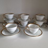 Antikes Porzellantassenset von Rosenthal Empire,8 Stück