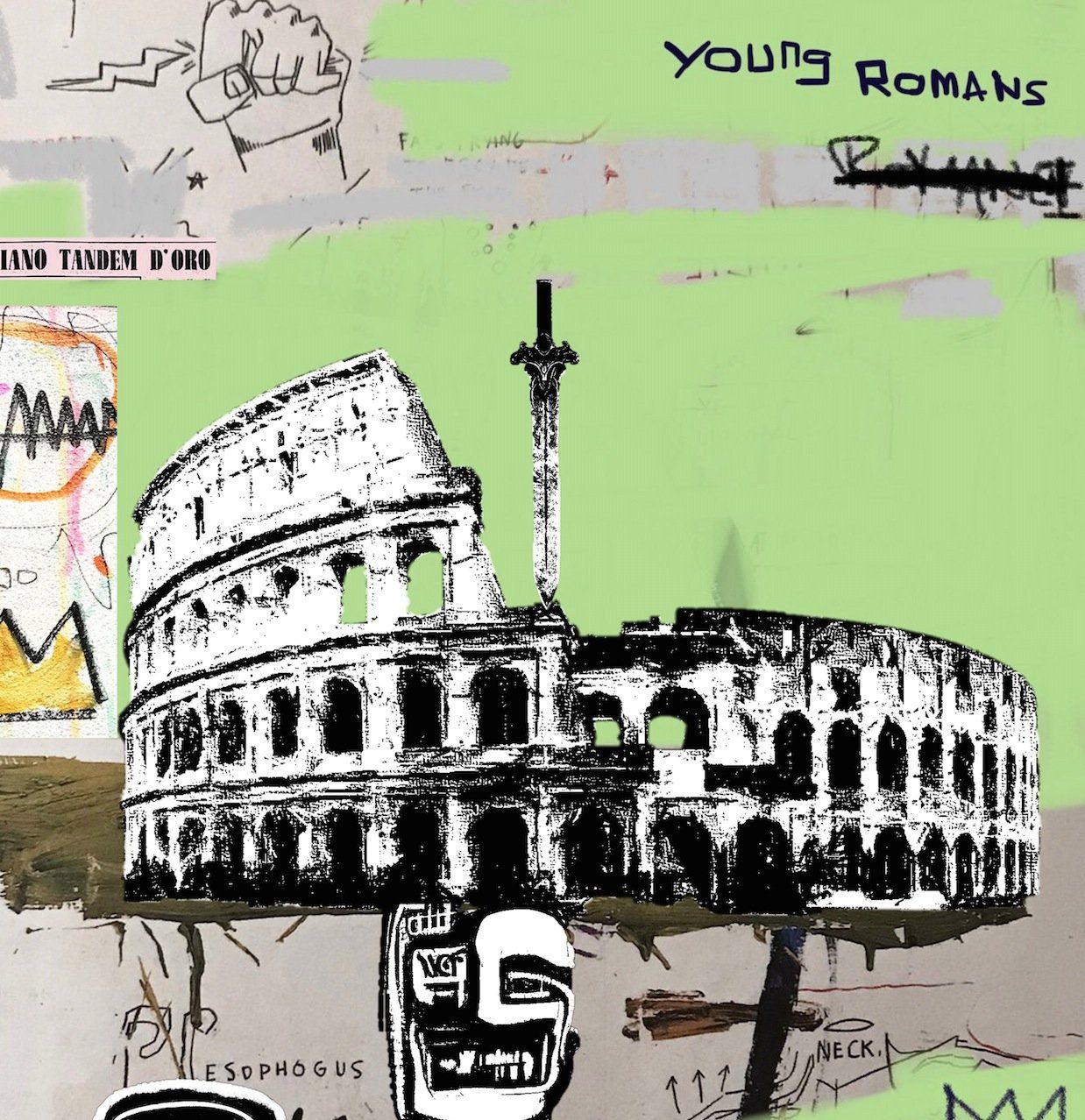 Foto & Immagini: Junge Römer Neo Expressionismus Kunst Pop Art Modern Bild – Nuovo (secondo la descrizione) da St. Niklausen LU venduto da Stefan_Bammert_Art 2
