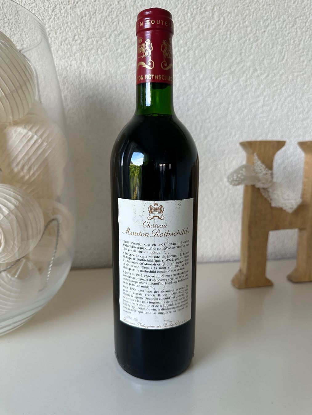 Mouton Rothschild Vino: Château Mouton Rothschild 1990 – Nuovo (secondo la descrizione) da Yens venduto da Rilou80 5