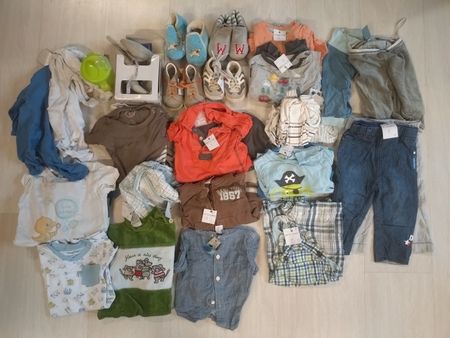 Lot de vêtements et chaussures bébé 0-12 mois (garçon)