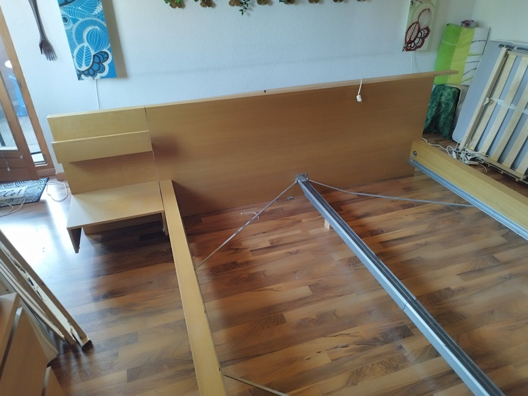 Ikea Betten: Doppelbett mit Nachttischen – Gebraucht aus Ganterschwil von Hochuli 2