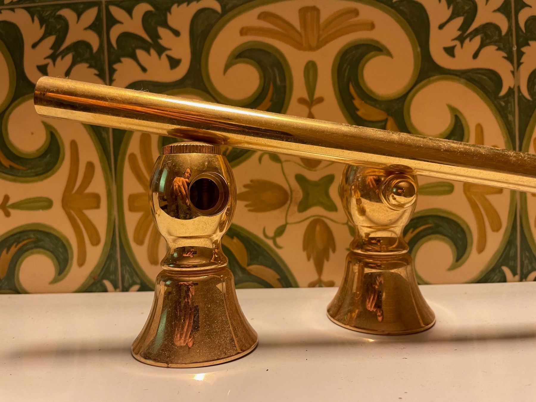 Supporti a parete: Orient Express Badetuchstange echt vergoldet – Usato da Herrenschwanden venduto da Katja71 3