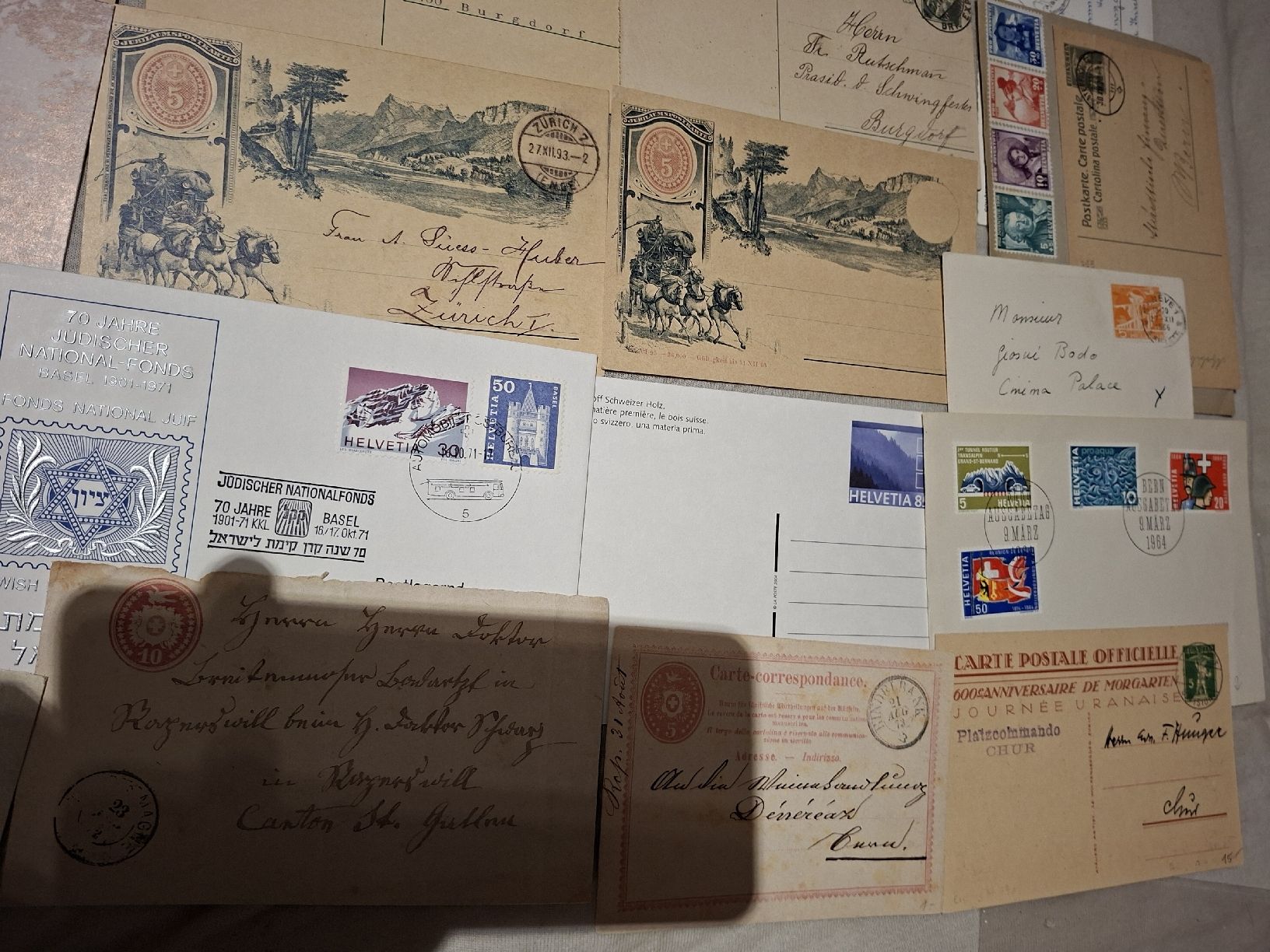 Tous les timbres: Ganzsachen und diverses  – D'occasion à Balgach par SIMEON27 3