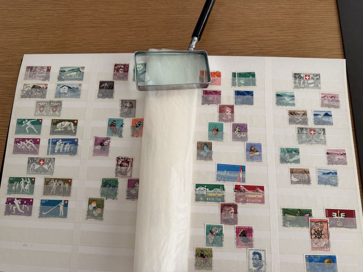 Alle Briefmarken: Album mit 38 Seiten Inhalt  – Gebraucht aus Murgenthal von Tina_4055 5