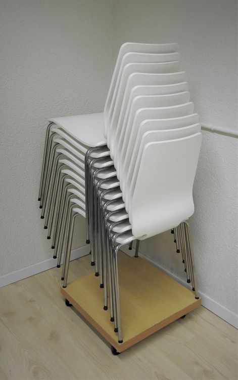 Weisse Stapelstühle GILBERT IKEA Kaufen auf Ricardo