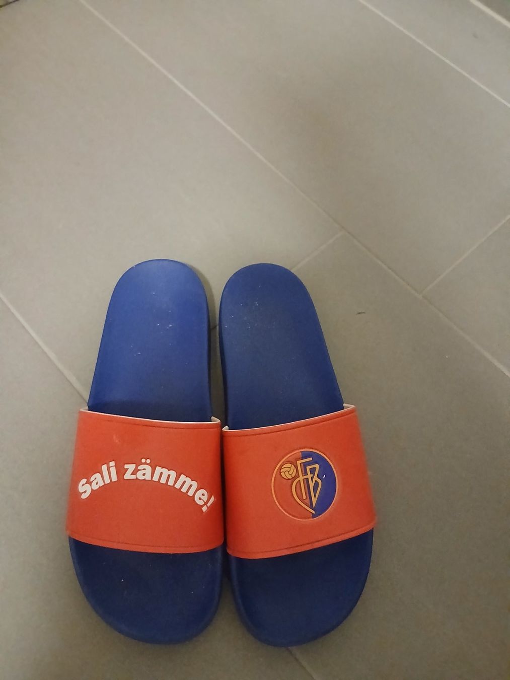 Herrenschuhe: FC Basel Flipflops – Gebraucht aus Volketswil von Sandro0124