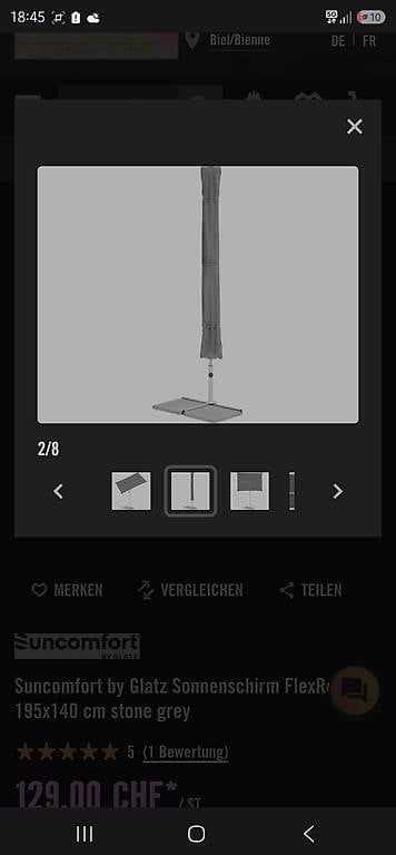 Sonnenschirme: Sonnenschirm – Gebraucht aus Salmsach von mat_5xjf 1