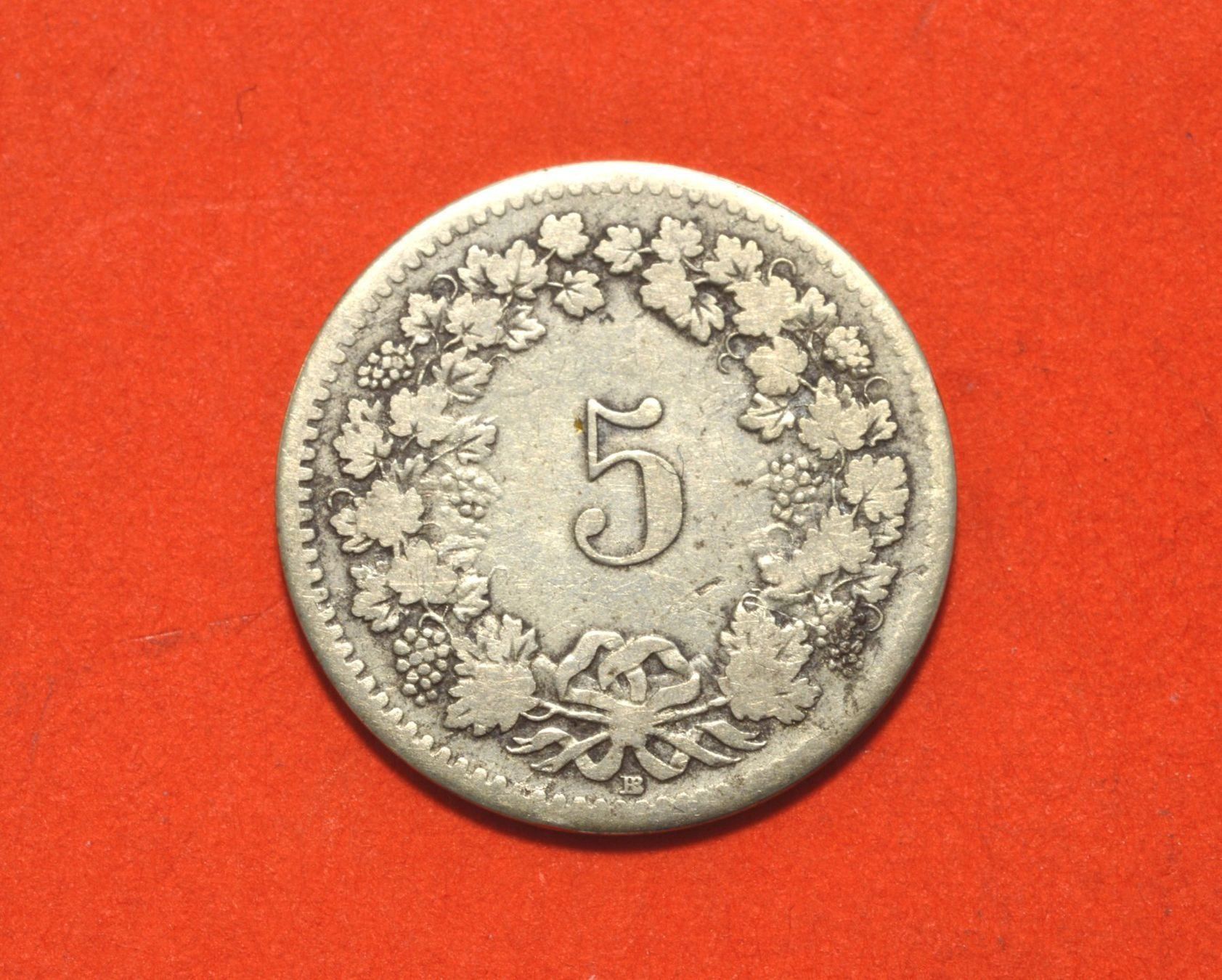 Alle Münzen: 5 Rappen 1851 – Gebraucht aus Oberglatt ZH von dil_85sh 3