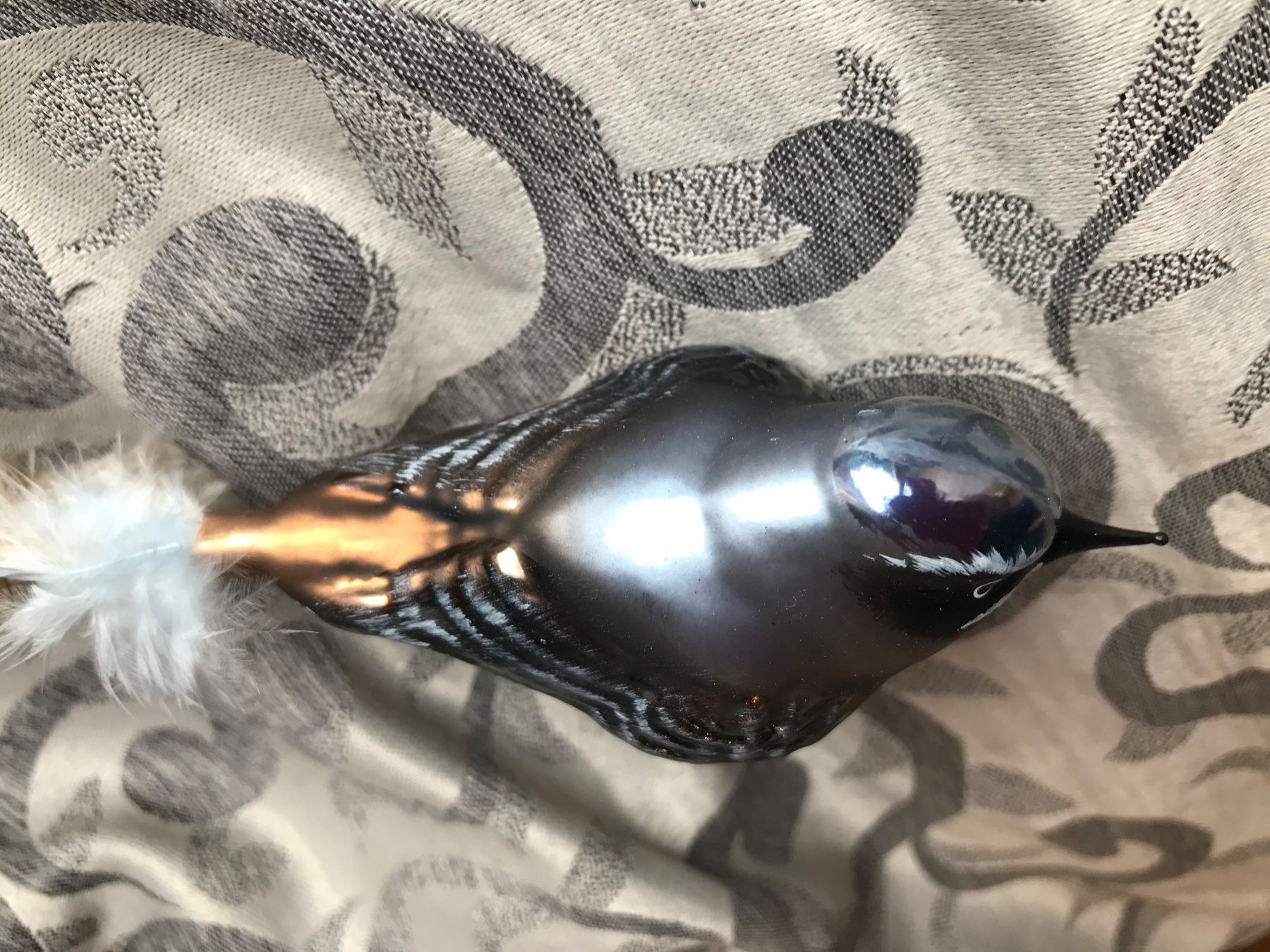 Tutte le decorazioni: Steinschmätzer Vogel Christbaumschmuck – Nuovo e nell'imballaggio originale da Alpnach Dorf venduto da marvo 1