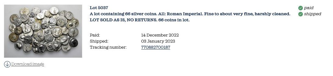 Tutti le monete: SEPTIMIUS SEVERUS AR Denarius (205 AD) – Usato da La Sarraz venduto da classicworldcoins 1