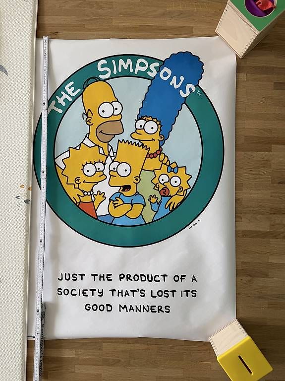 Foto & Immagini: Simpsons Poster (90er) 90x64cm – Usato da Zürich venduto da 14You14Me