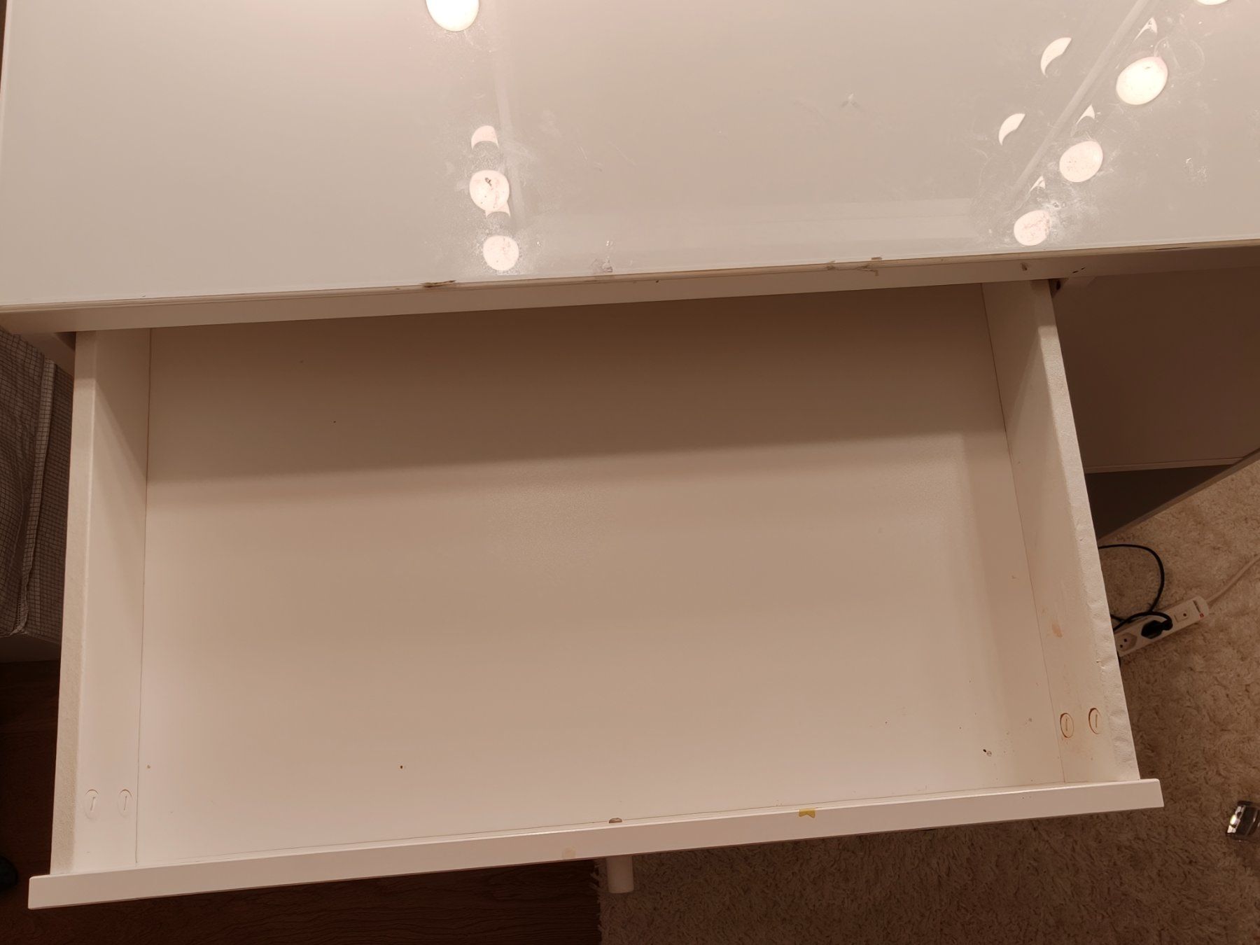 Ikea Schminktische: IKEA SYVDE Schminktisch + Spiegel mit lampe – Gebraucht aus Adligenswil von ser_6mpq 2