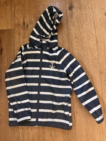 Kinder Regenjacke maritim gestreift Grösse 110