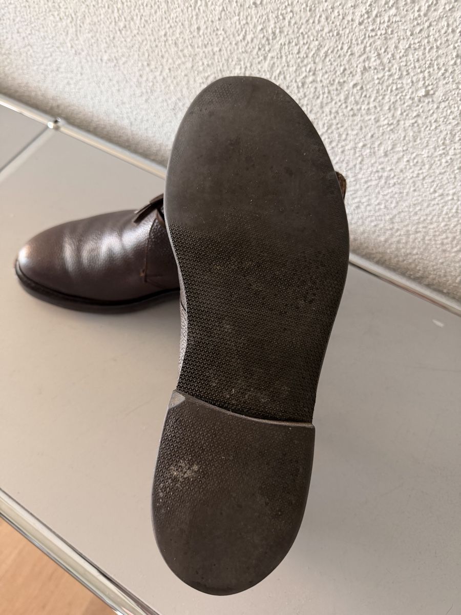 Scarpe da uomo: Ed Meier Herren  Chukkaboot, Grösse 8 D dunkelbraun – Usato da Oberwil b. Zug venduto da hallihallo12 1