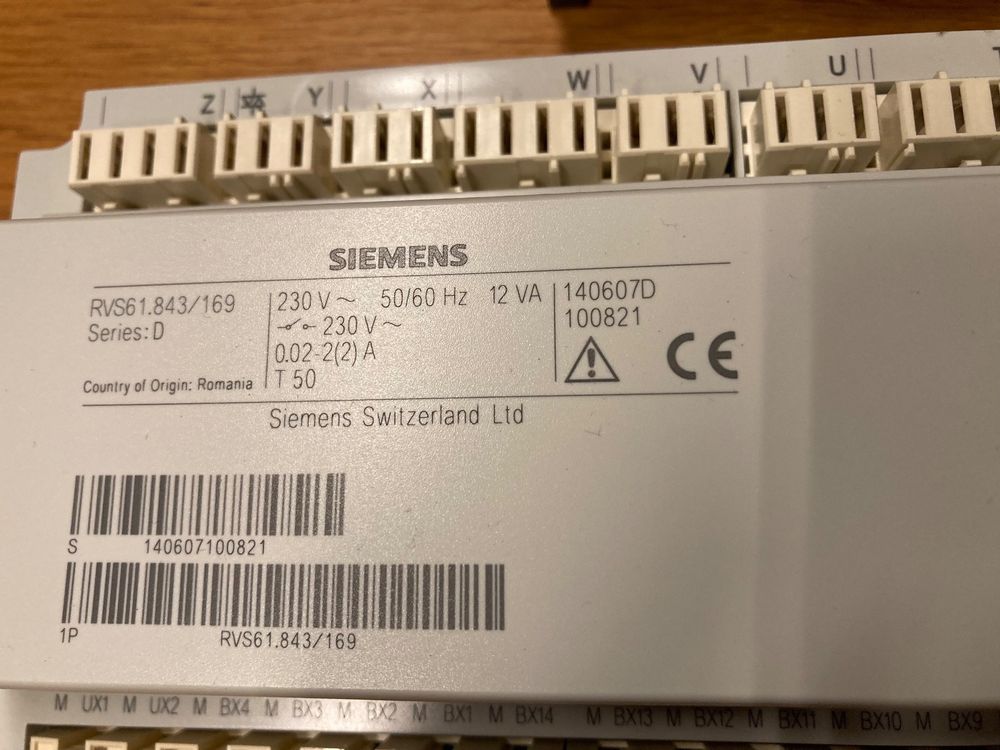 Siemens RVS61.843/169 Series:D (D'occasion) à Echallens pour CHF 260 ...