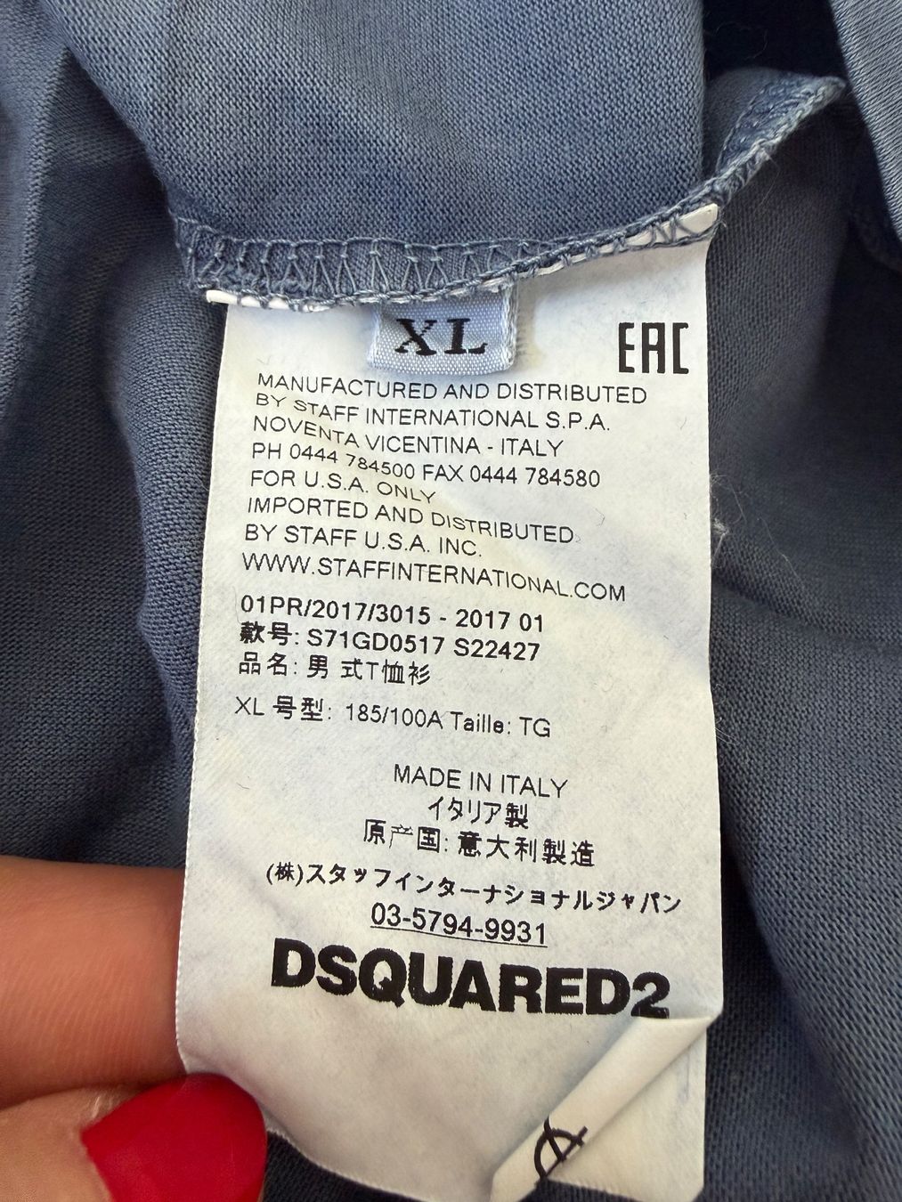 Dsquared2 T-shirt: Dsquared2 Heren T-Shirt Gr. XL – Usato da Rubigen venduto da dor_kb9s 3