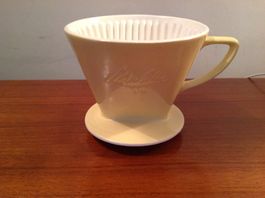 vintage Melitta Kaffeefilter / filtre à café 102 jaune