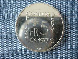 5 Franken 1977 J.H Pestalozzi
