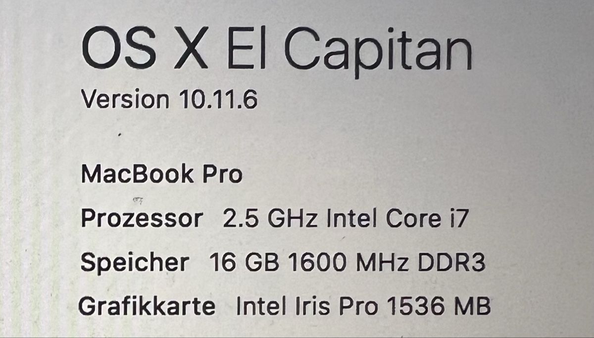 Apple Notebooks: MacBook Pro Retina 15‘‘ – Gebraucht aus St.Gallen von domiii 3