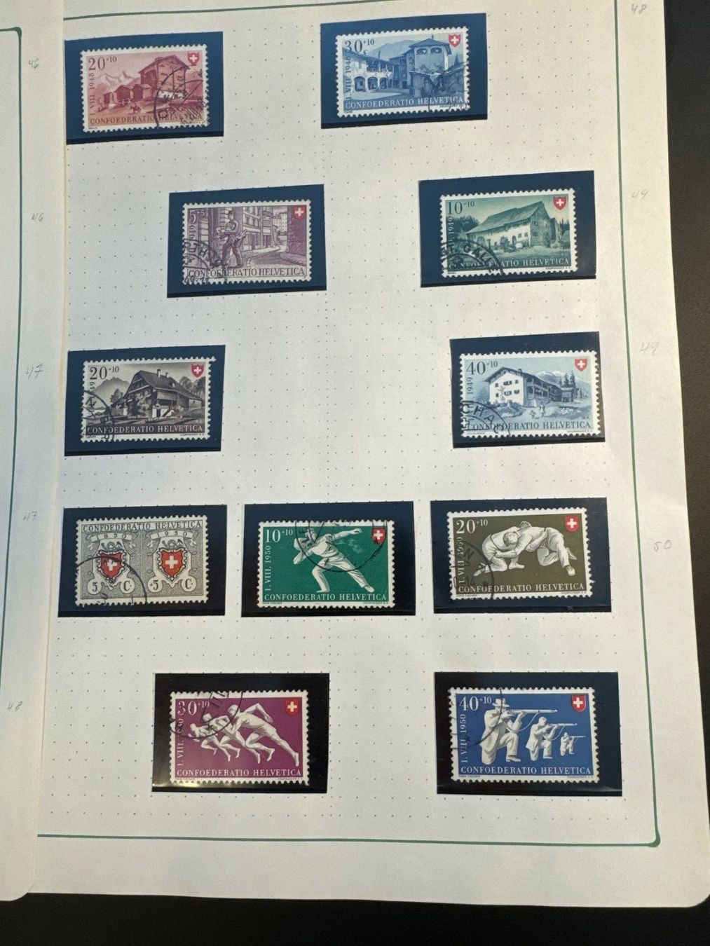 Tous les timbres: Pro Patria Lot, gestempelt – D'occasion à Küssnacht am Rigi par POSTOMASTER 2