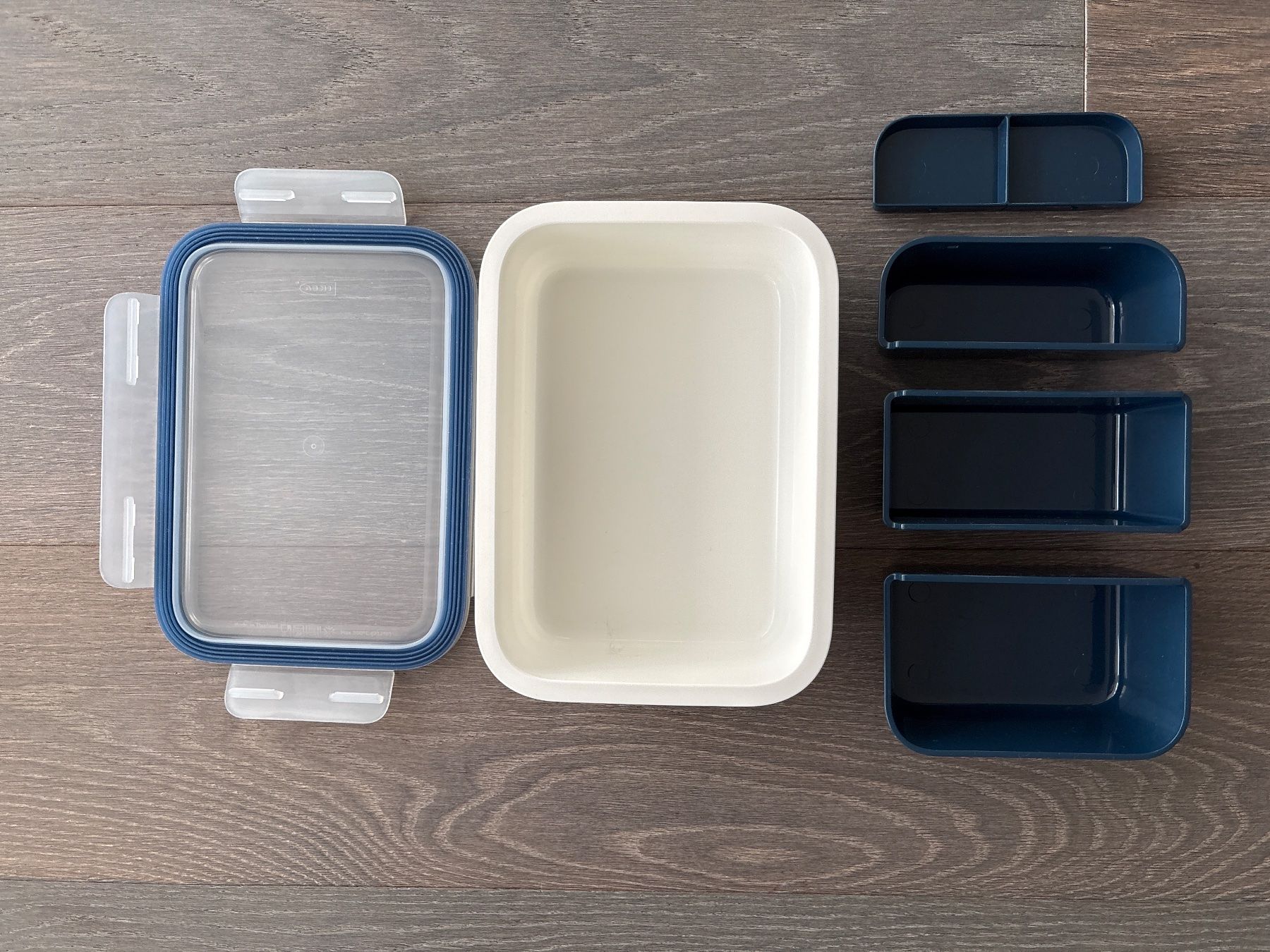 Ikea Contenitori & Simili: IKEA 365+ Vorratsbehälter mit Lunchbox-Einsätzen 3-teilig – Usato da Hünenberg venduto da Betsch1 2