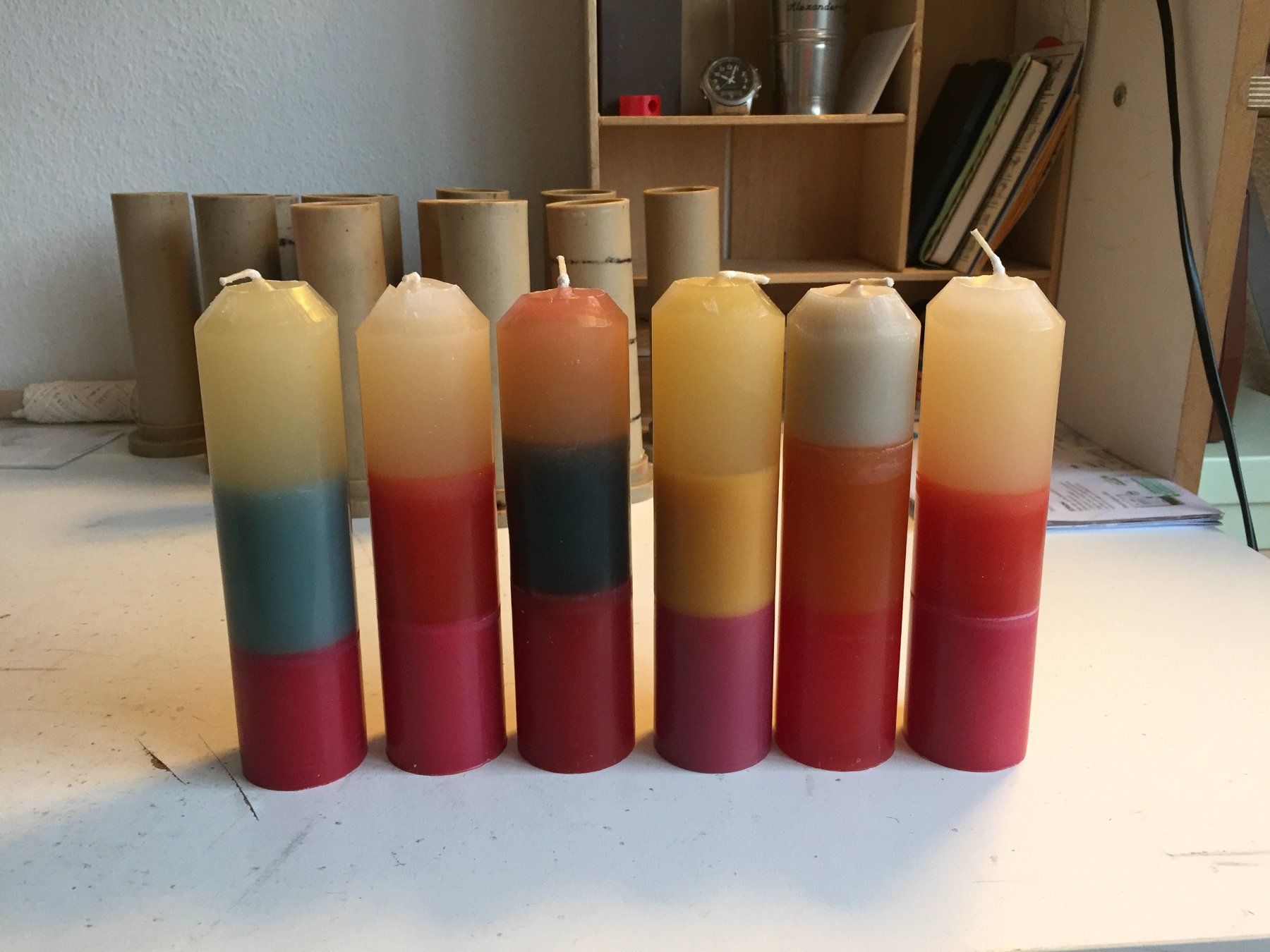 Candele: Recycling Kerze 4cm x 15cm – Nuovo (secondo la descrizione) da Basel venduto da Amonkey5