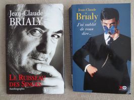 Jean-Claude BRIALY - 2 livres autobiographiques