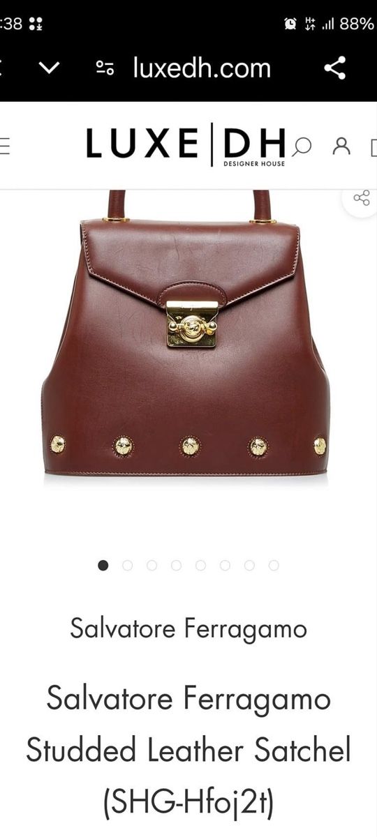 Salvatore Ferragamo Borse da donna: Salvatore Ferragamo Leather Bag – Usato da St.Josefen venduto da lop_lh8d