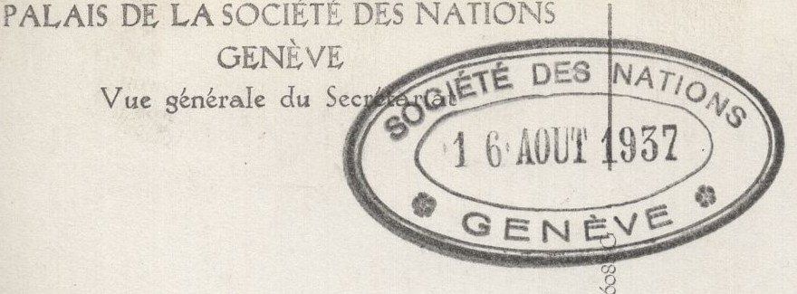 Cartoline postali: Palais de la Société des Nations – Usato da Aarau venduto da kufi44 2
