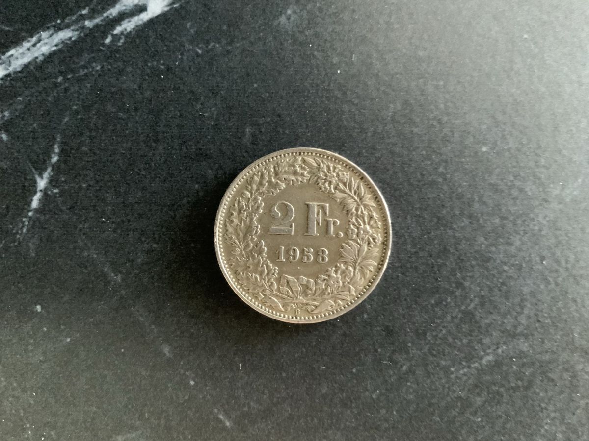 Tutti le monete: Pièce de monnaie CHF de 1958 – Usato da Courgenay venduto da Jacquesdr
