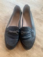 Musk Damenschuhe Loafers Leder schwarz Grösse 38 gebraucht
