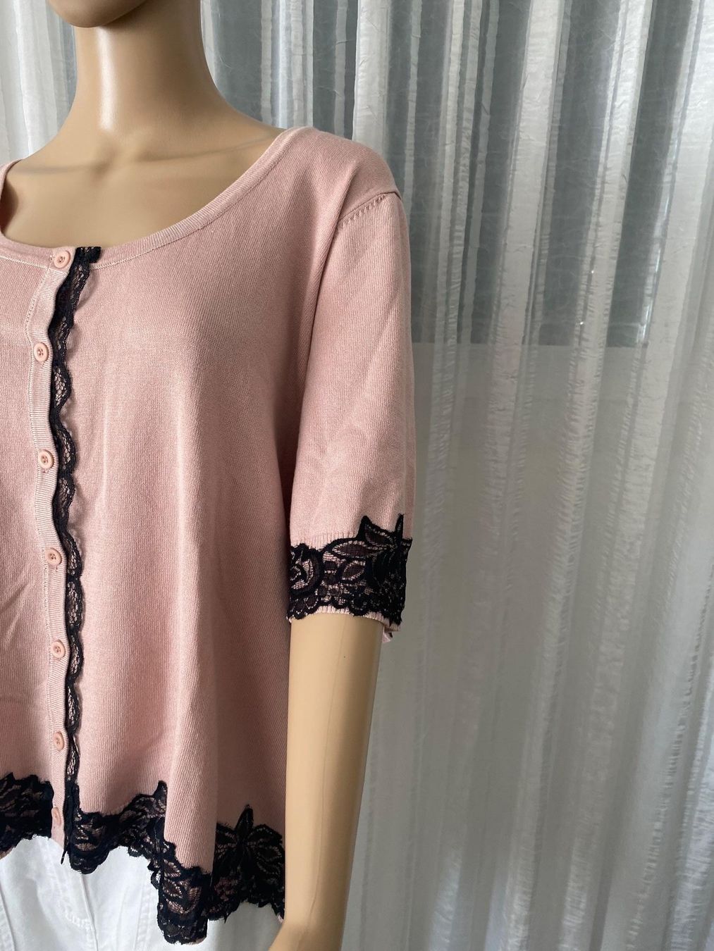 Jacken: Perfekter Auftritt - einmalige Strickjacke mit Spitzen, XL – Neu (gemäss Beschreibung) aus Winkel von ferrari2022 2