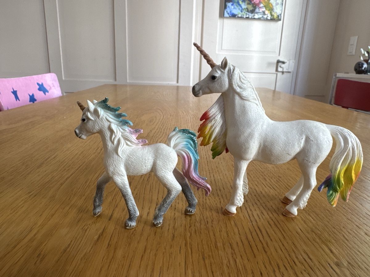 Schleich Figuren: 2 Schleich Einhörner – Gebraucht aus Zuerich von Rufab 2