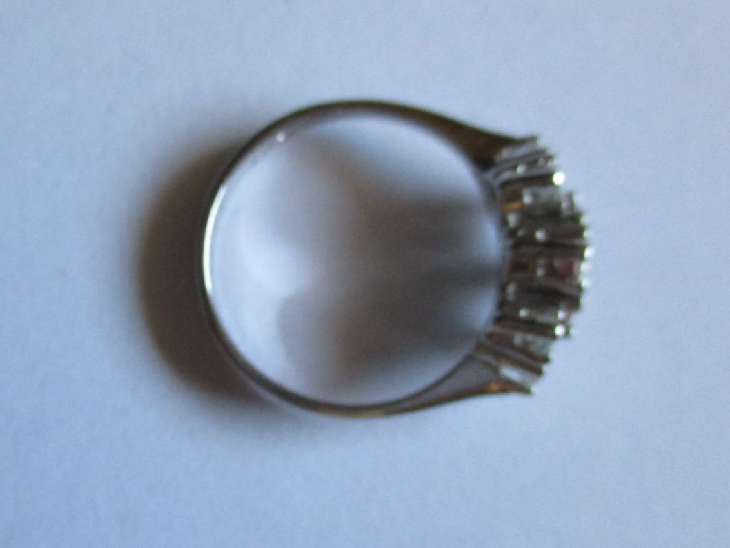 Anelli: Bague argent 800 avec pierres roses et blanches – Usato da La Sarraz venduto da vic_v6kz 2