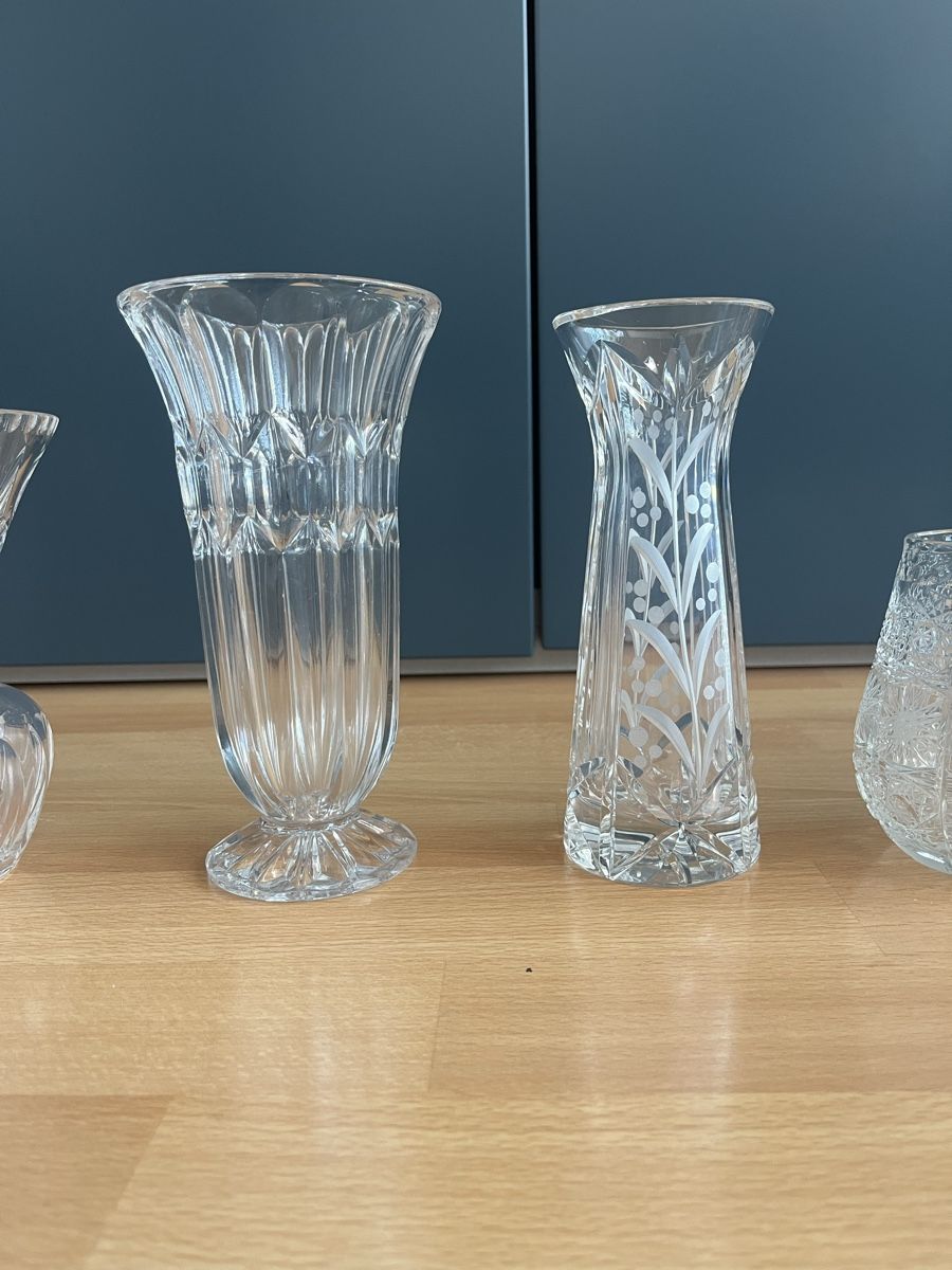 Vase & Récipients: 11 diverse Kristallvasen – D'occasion à Wettingen par erma_5430 5