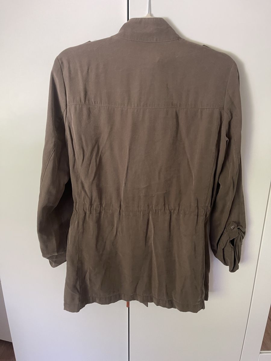 Zara Giacche: Zara Basic Utility-Jacke / Parka in Taupe/Khaki – Usato da Walchwil venduto da Jafra_Cosmetics 5