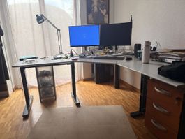 Bürotisch L-Form gebraucht