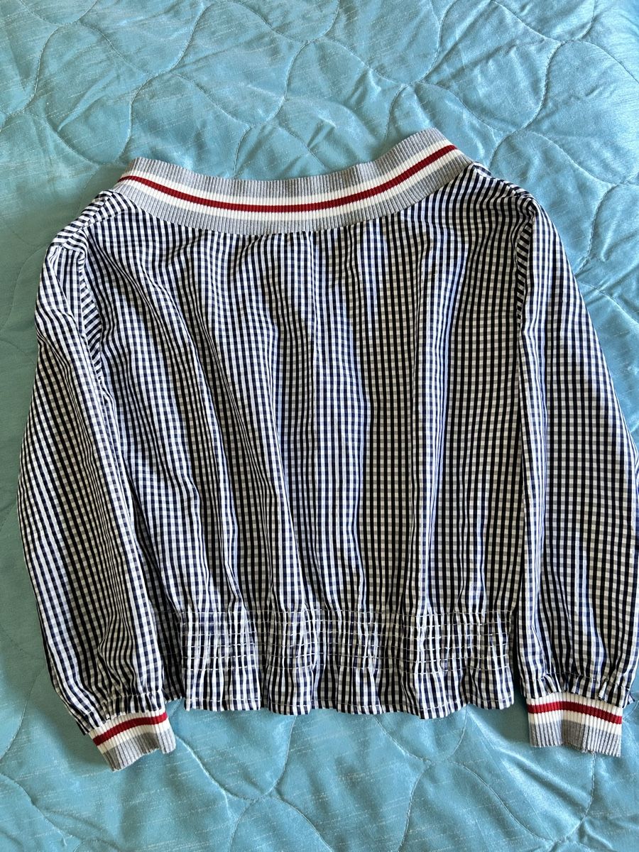 Camicette: Chic Gingham Blouse with Rose Embroidery, size S – Nuovo (secondo la descrizione) da Biel/Bienne venduto da zit_v5yc 4