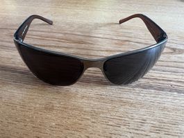 Vintage Sonnenbrille POLICE braun mit Etui guter Zustand