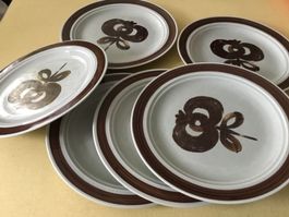 6 assiettes plates Bavaria 24 cm