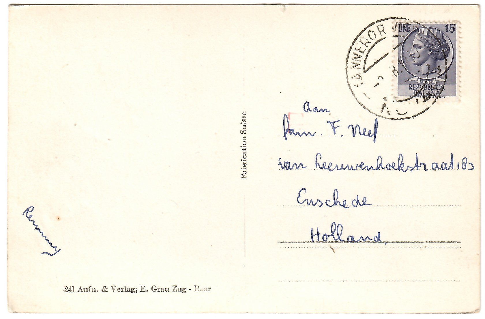 Cartoline postali: Ansichtskarte Baar, Restaurant Höllgrotten – Usato da Kerns venduto da etma3 1